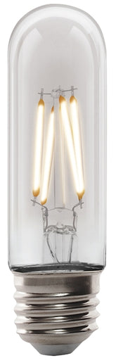 Feit Electric T10/CL/VG/LED LED Bulb, Decorative, T10 Lamp, 40 W Equivalent, E26 Lamp Base, Dimmable, Clear